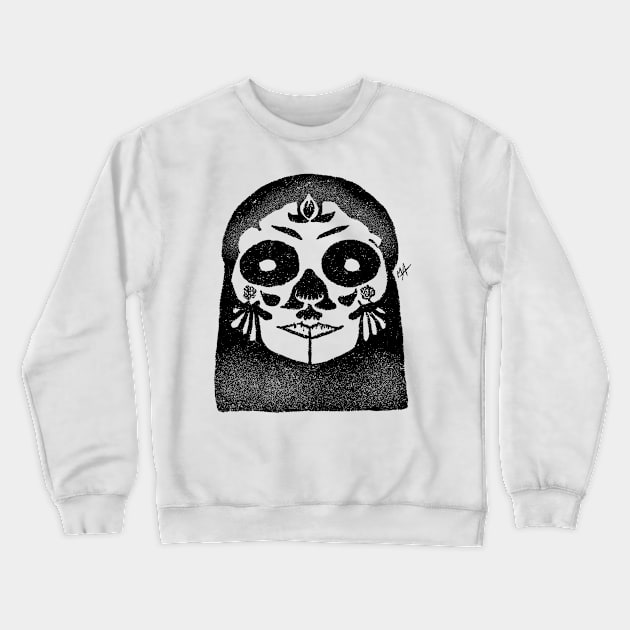 Madame Calavera Crewneck Sweatshirt by The Mindful Maestra